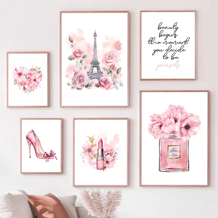 Fragrance Home Decor - Affiche d'art de mode de Paris,
